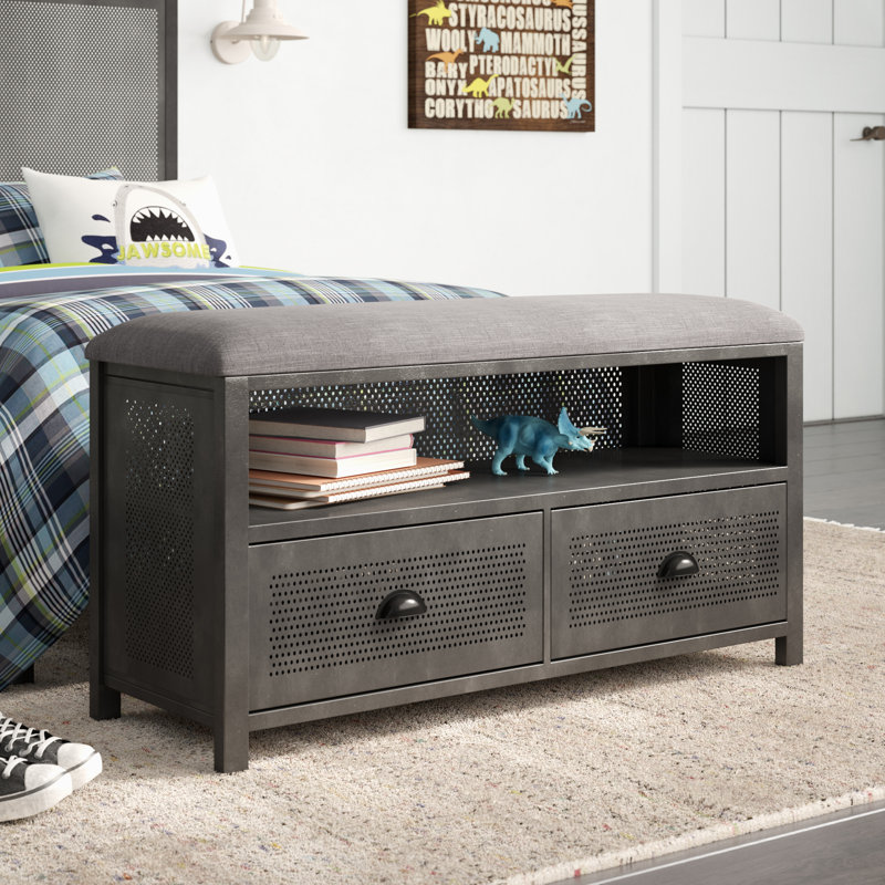 Viv + Rae Albert Metal Storage Bench & Reviews Wayfair